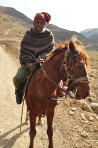 Basotho local & his pony