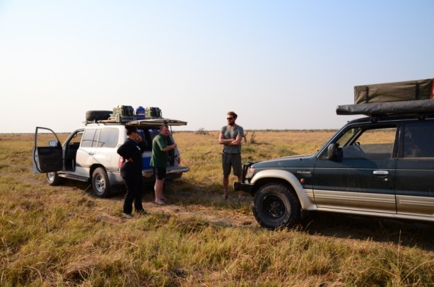 Tea break on the Savuti marshes