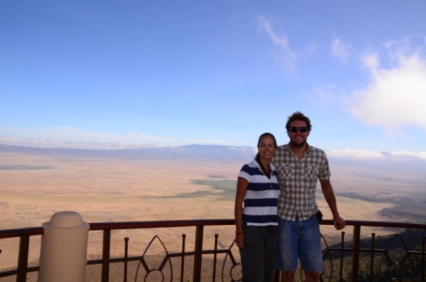 The view over the Ngorongoro crater