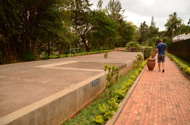 The mass graves at the genocide museum