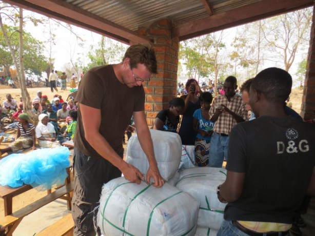 Getting the nets ready for distributing