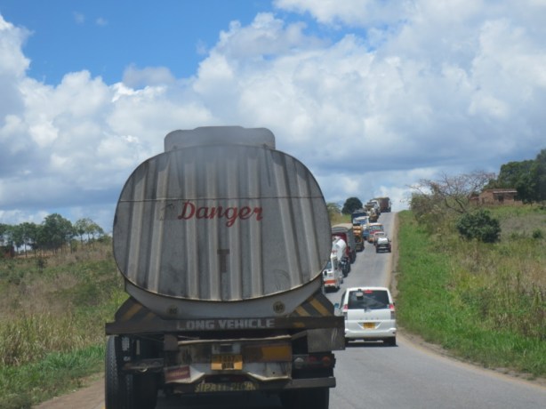 crazy Tanzanian traffic