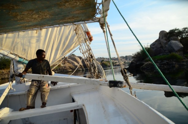 Hard work for some on the Felucca!