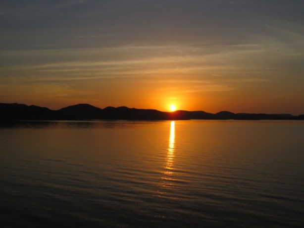 Sunrise on Lake Nasser